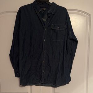 Men's Blue Denim Shirt